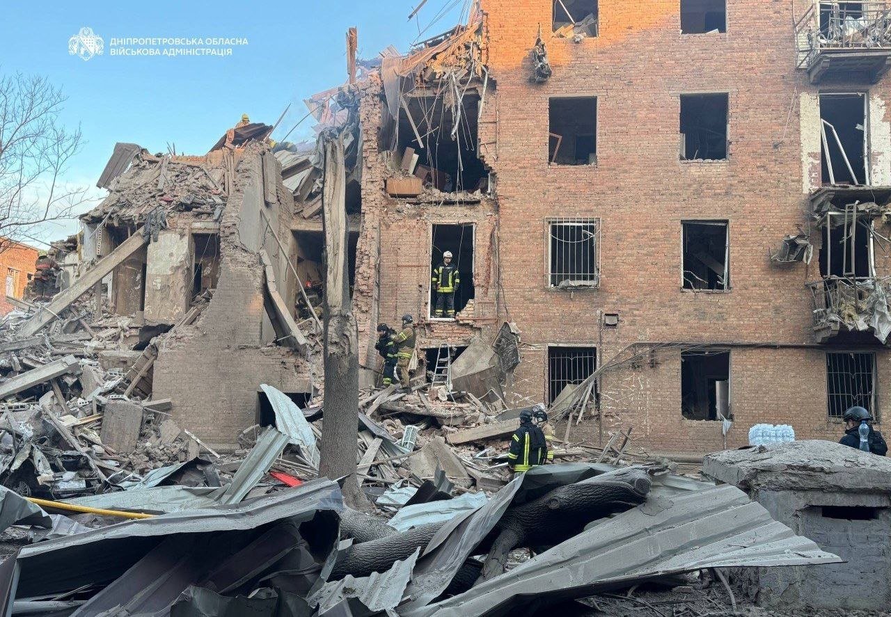 Наслідки удару по Дніпру