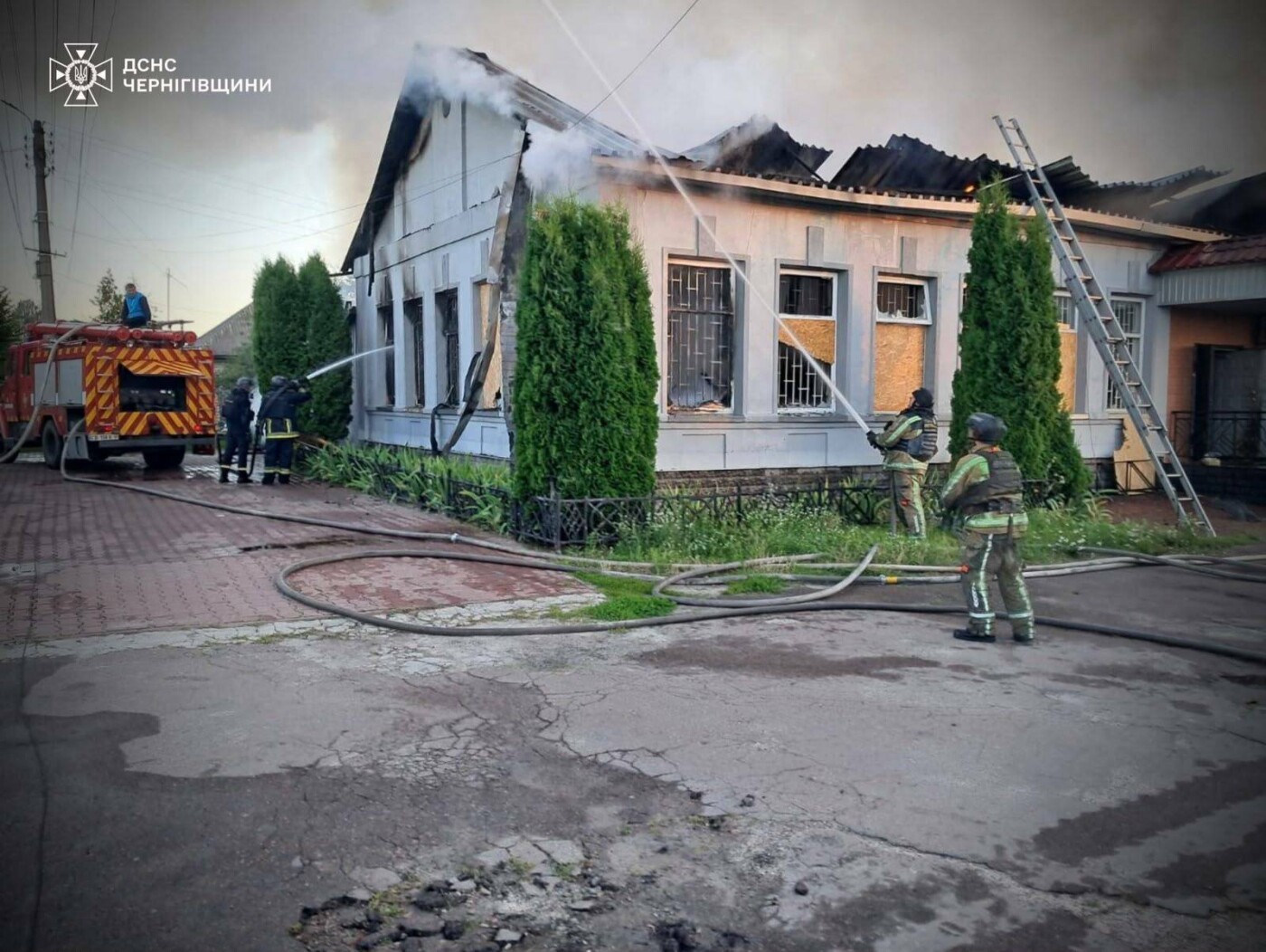 Наслідки обстрілів на Чернігівщині