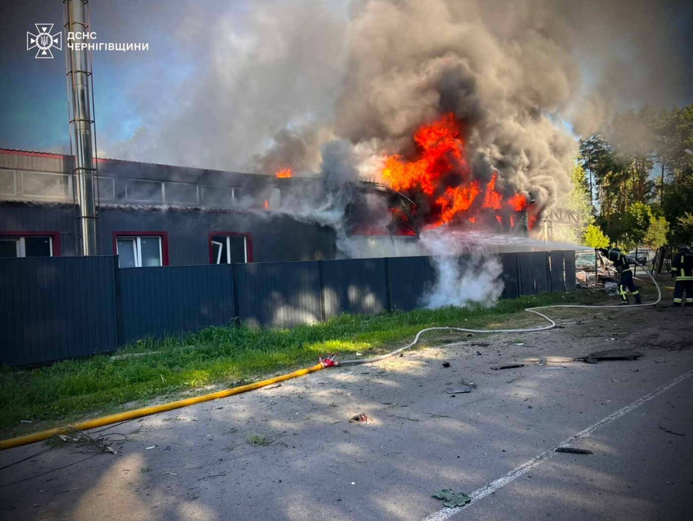 Наслідки обстрілів на Чернігівщині