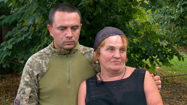 Мама 14-річного Костянтина, тіло якого знайшли в лісосмузі, Тетяна Волощук. Фото: Суспільне Чернігів