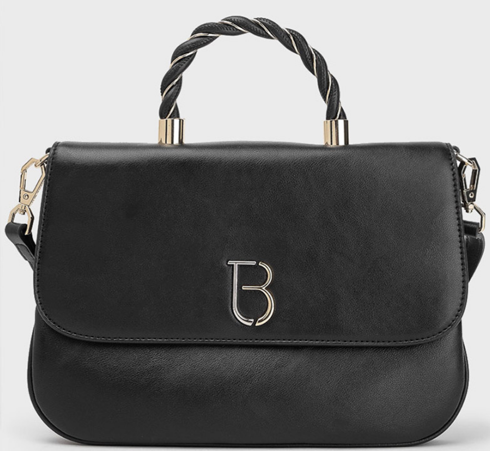 rechi.ua. Сумка-портфель Tosca Blu Apple Pie с плетеной ручкой