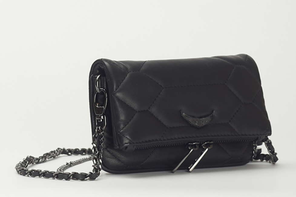 rechi.ua. Маленькая сумка Zadig & Voltaire Rock Nano из стеганой кожи