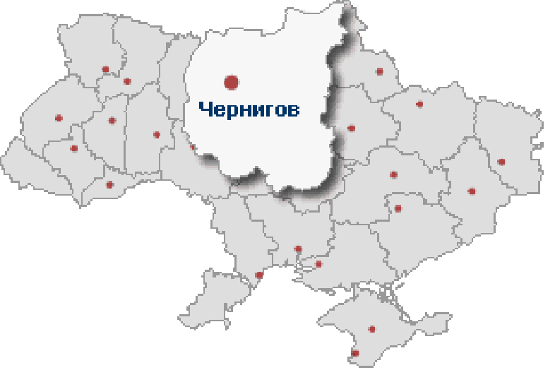 Город чернигов карта